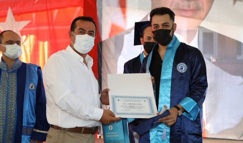 Pamukkale Üniversitesi Mühendislik Fakültesi mezuniyet törenine katıldık