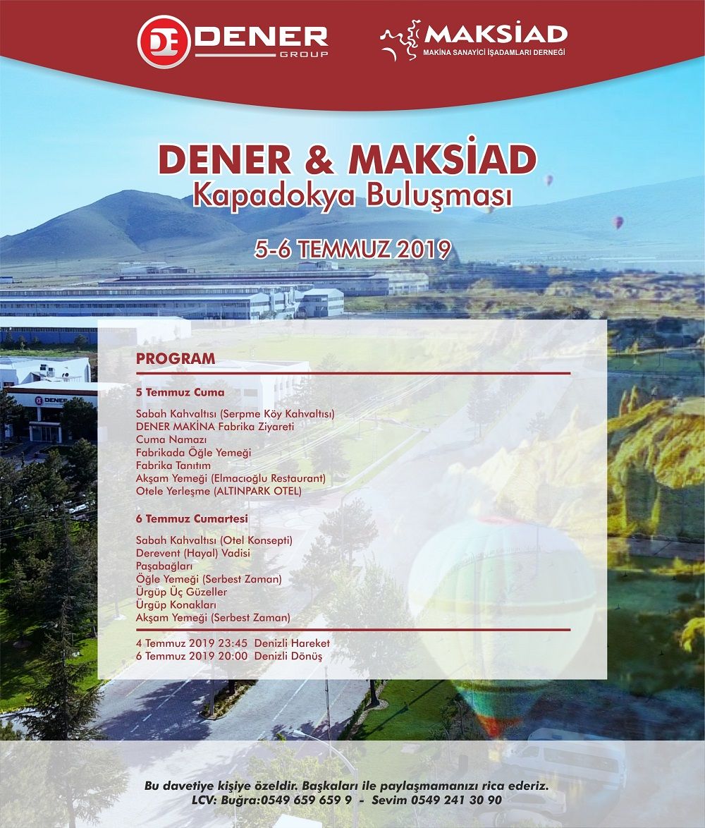 Dener & Maksiad Kapadokya Buluşması