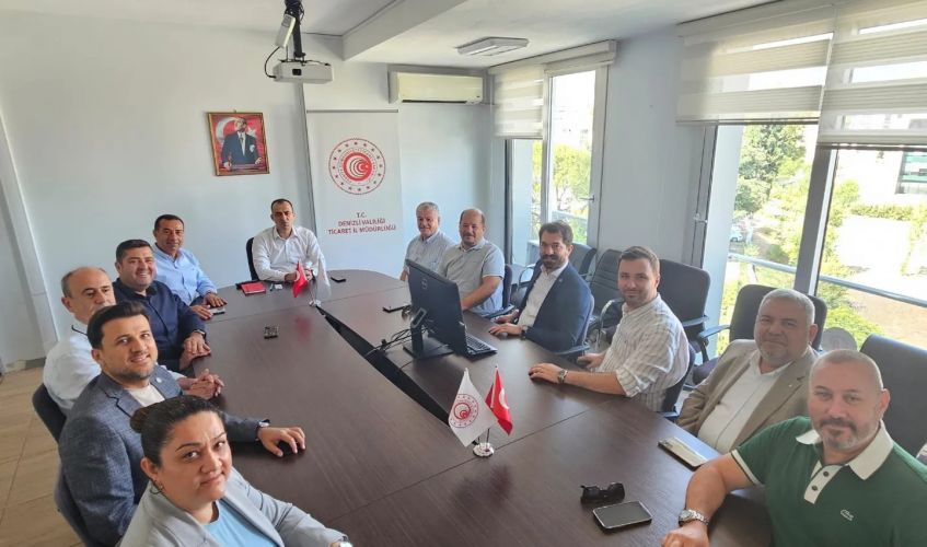 Denizli İl Ticaret Müdürü Sn. Cihat ÖZDEMİR’ e ziyaret