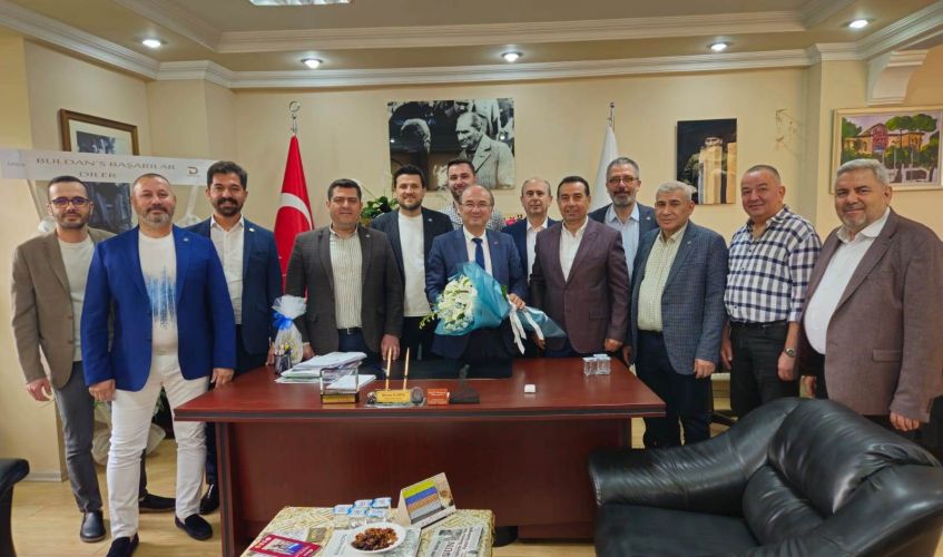 Buldan Belediye Başkanlığı'na seçilen Mehmet Ali Orpak'a hayırlı olsun ziyareti