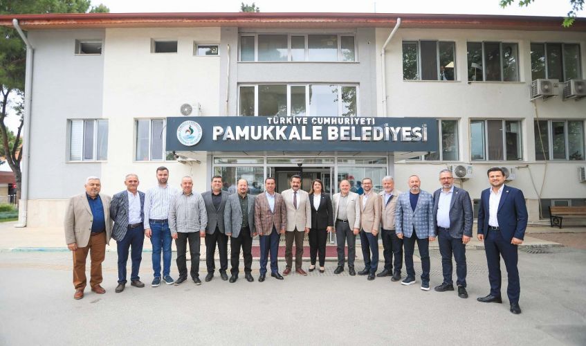 MAKSİAD Yönetim Kurulu Heyeti Pamukkale Belediye Başkanı Ertemur'a ''Hayırlı Olsun'' Ziyareti