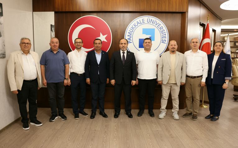 MAKSİAD'dan Pamukkale Üniversitesi Rektörü Prof. Dr. Mahmud Güngör'e 