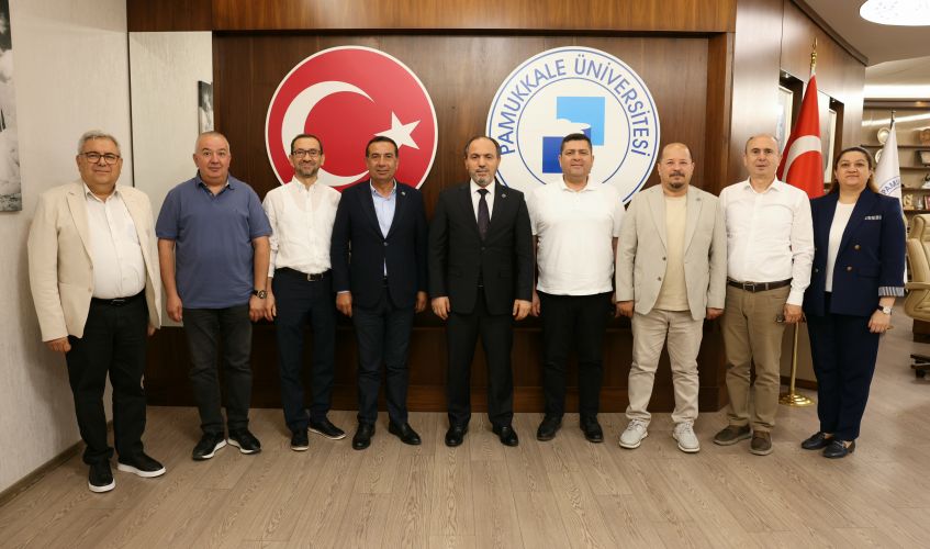 MAKSİAD'dan Pamukkale Üniversitesi Rektörü Prof. Dr. Mahmud Güngör'e 
