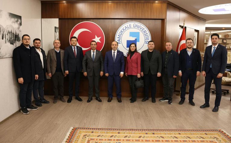 MAKSİAD’dan Pamukkale Üniversitesi Rektörü Prof. Dr. Mahmud Güngör’e Ziyaret