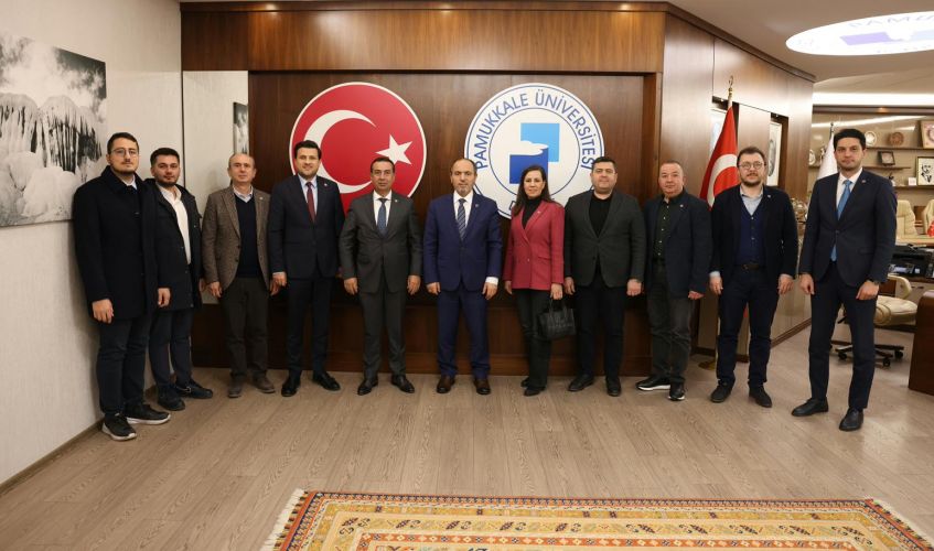 MAKSİAD’dan Pamukkale Üniversitesi Rektörü Prof. Dr. Mahmud Güngör’e Ziyaret