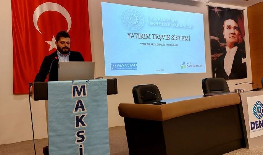 Yatırımlar ve teşvikler konulu seminerimizi tamamladık.